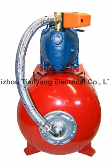 50리터 용량의 수평 다이어프램 멤브레인 압력 용기